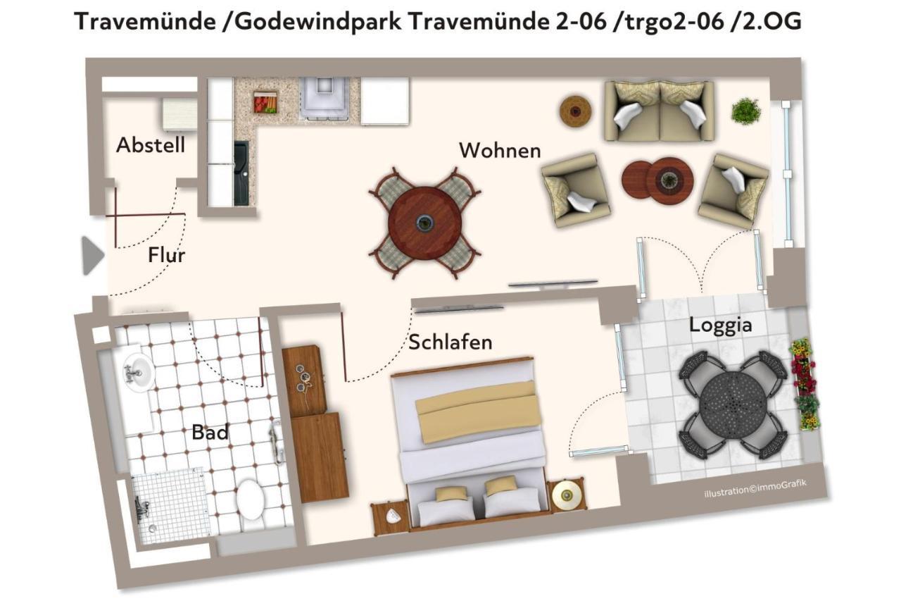 Godewindpark Travemünde Godewindpark Travemünde 2-06 Apartment Lübeck